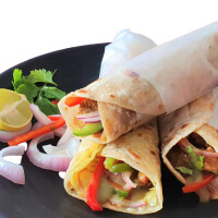 Chicken Kathi Roll With Egg