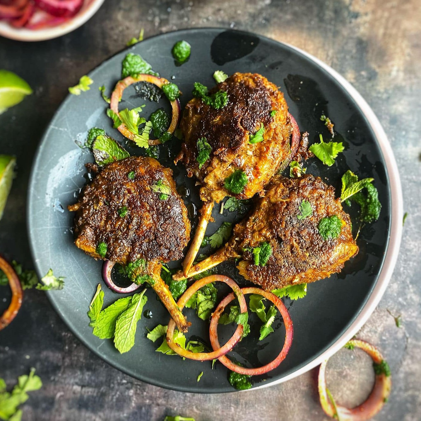 Burrah Grilled Lamb Chops - Indian Dinner with View Hanoi - Dalcheeni ...