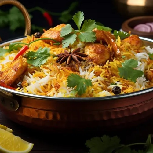 Prawn Dum Biryani - Saigon Indian restaurant